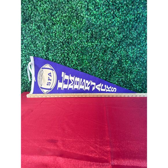 Vintage SFA Stephen F Austin State Lumberjacks  Felt Pennant Mancave Gift Sports - Picture 3 of 4